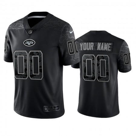 Tröjor New York Jets Custom Svart Reflective Limited - Män